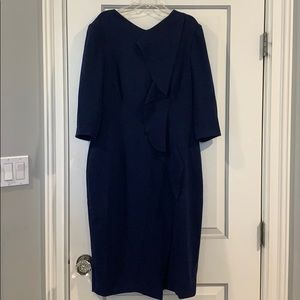 Navy knee length dress